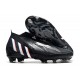 Botas fútbol Adidas Predator Edge+ Fg Negro Blanco Rojo
