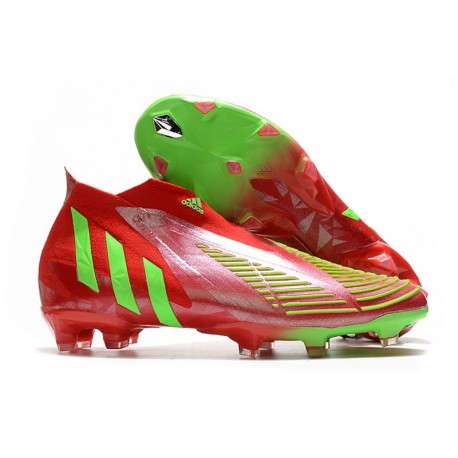 Botas fútbol Adidas Predator Edge+ Fg Rojo Verde