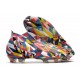 Botas fútbol Adidas Predator Geometric+ Edge Fg Bright Azul Team Amarillo Rojo Solar