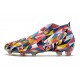Botas fútbol Adidas Predator Geometric+ Edge Fg Bright Azul Team Amarillo Rojo Solar