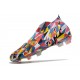 Botas fútbol Adidas Predator Geometric+ Edge Fg Bright Azul Team Amarillo Rojo Solar
