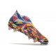 Botas fútbol Adidas Predator Geometric+ Edge Fg Bright Azul Team Amarillo Rojo Solar