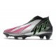 Botas fútbol Adidas Predator Edge+ Fg Plata Negro Rosa