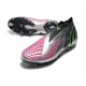 Botas fútbol Adidas Predator Edge+ Fg Plata Negro Rosa