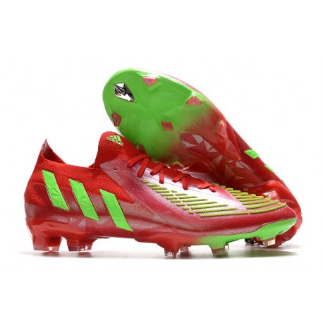 Adidas Predator Edge.1 Fg Low Cut Rojo Verde