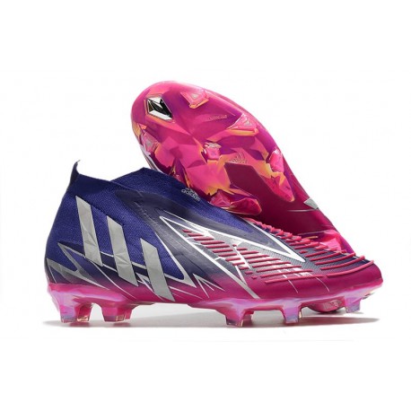 Botas fútbol Adidas Predator Edge+ Fg Team Collegiate Morado Plateado