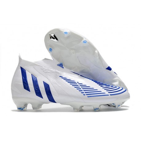Botas fútbol Adidas Predator Edge+ Fg Blanco Hi Res Azul