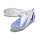 Botas fútbol Adidas Predator Edge+ Fg Blanco Hi Res Azul