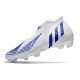 Botas fútbol Adidas Predator Edge+ Fg Blanco Hi Res Azul