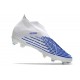 Botas fútbol Adidas Predator Edge+ Fg Blanco Hi Res Azul
