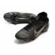Nike Mercurial Superfly VIII Elite FG Negro Dorado Metalizado Plateado