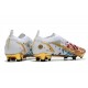 Bota Nike Mercurial Vapor XIV Elite FG Ronaldo Blanco Rojo Oro
