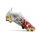 Bota Nike Mercurial Vapor XIV Elite FG Ronaldo Blanco Rojo Oro