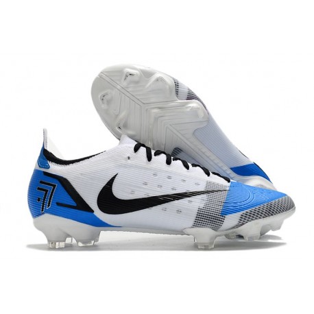 Bota Nike Mercurial Vapor XIV Elite FG Blanco Azul Negro