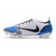 Bota Nike Mercurial Vapor XIV Elite FG Blanco Azul Negro