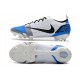 Bota Nike Mercurial Vapor XIV Elite FG Blanco Azul Negro