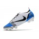 Bota Nike Mercurial Vapor XIV Elite FG Blanco Azul Negro