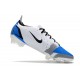 Bota Nike Mercurial Vapor XIV Elite FG Blanco Azul Negro