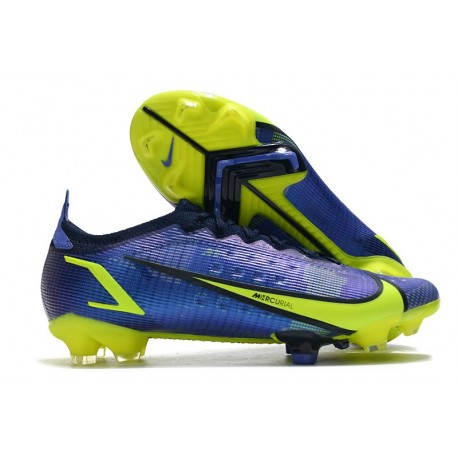 Bota Nike Mercurial Vapor XIV Elite FG Zafiro Volt Azul Vacío