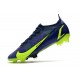 Bota Nike Mercurial Vapor XIV Elite FG Zafiro Volt Azul Vacío