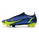 Bota Nike Mercurial Vapor XIV Elite FG Zafiro Volt Azul Vacío