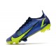 Bota Nike Mercurial Vapor XIV Elite FG Zafiro Volt Azul Vacío