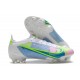 Bota Nike Mercurial Vapor XIV Elite FG Blanco Azul