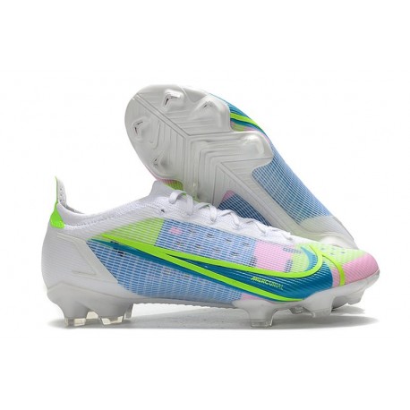 Bota Nike Mercurial Vapor XIV Elite FG Blanco Azul