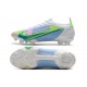 Bota Nike Mercurial Vapor XIV Elite FG Blanco Azul
