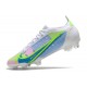 Bota Nike Mercurial Vapor XIV Elite FG Blanco Azul