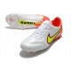Nike Tiempo Legend 9 Elite FG Botas Blanco Volt Carmesí