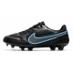 Nike Tiempo Legend 9 Elite FG Botas Negro Gris Hierro