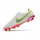 Nike Tiempo Legend 9 Elite FG Botas Blanco Negro Carmesí Rosa