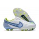 Nike Tiempo Legend 9 Elite FG Botas Blanco Azul
