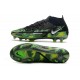 Nike Phantom GT2 Elite DF FG Negro Metallic Platino Verde