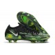 Nike Phantom GT II Elite FG Nuevo Negro Metallic Platino Verde