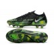 Nike Phantom GT II Elite FG Nuevo Negro Metallic Platino Verde