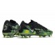 Nike Phantom GT II Elite FG Nuevo Negro Metallic Platino Verde