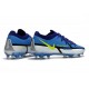 Nike Phantom GT II Elite FG Nuevo Zafiro Volt Gris Niebla Azul Vacío