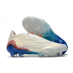 Botas fútbol adidas Copa SENSE+ FG Blanco Azul Rojo