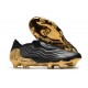 Botas fútbol adidas Copa SENSE+ FG Negro Blanco Dorado Metallic
