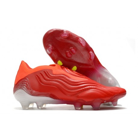 Botas fútbol adidas Copa SENSE+ FG Rojo Blanco Rojo Solar