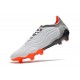 Botas fútbol adidas Copa SENSE+ FG Blanco Rojo Hierro Metálico