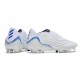 Botas fútbol adidas Copa SENSE+ FG Blanco Hi Res Azul Legacy Indigo