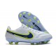 Nike Tiempo Legend 9 Elite FG Botas Blanco Azul