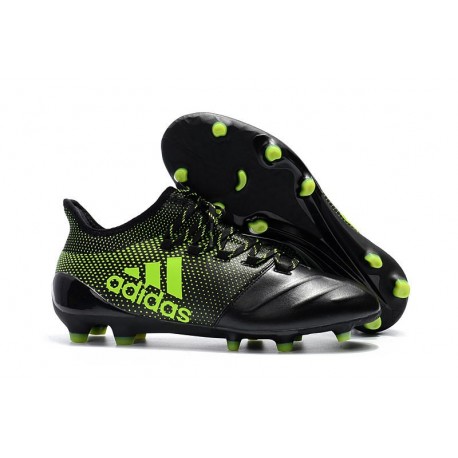 Nuevo Botas de fútbol Adidas X 17.1 FG Negro Verde