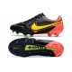 Nike Tiempo Legend 9 Elite FG Botas Negro Amarillo Rosso