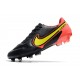 Nike Tiempo Legend 9 Elite FG Botas Negro Amarillo Rosso