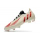 Adidas Predator Edge.1 Fg Low Cut Off Blanco Rojo Dorado Metálico
