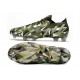 Adidas Predator Edge.1 Fg Low Cut Crystal Focus Oliva Plateado Metálico Magic Lima